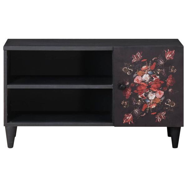 vidaXL Opslagkasten Multikleur 80 x 31,5 x 46 cm Massief Mango Hout