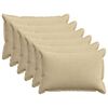 vidaXL Kussensloop 6 st HOUTEN Grijs groen 30 x 50 cm corduroy