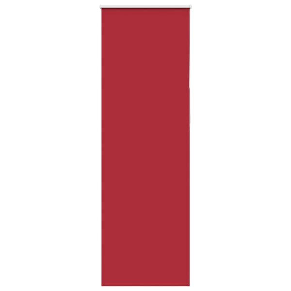 vidaXL Rolgordijn verduisterend 70x210 cm stofbreedte 65,7 cm rood