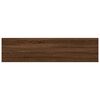 vidaXL Wandschappen 4 st 40x10x1,5 cm bewerkt hout bruin eikenkleur