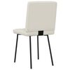 vidaXL Eetkamerstoelen 4 st fluweel cr&egrave;mekleurig