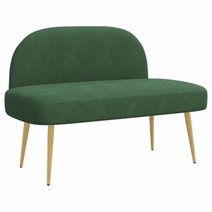 vidaXL Beklede bank met rugleuning Jungle groen 110 x 60 x 76 cm