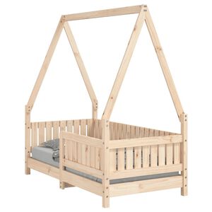 vidaXL Kinderbedframe 70x140 cm massief grenenhout