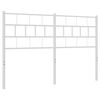 vidaXL Hoofdbord 150 cm metaal wit