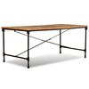 vidaXL Eettafel 180 cm massief gerecycled hout