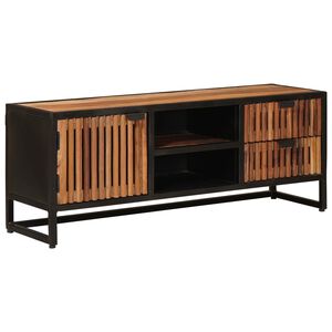 vidaXL TV-kast 105 x 30 x 40 cm Massief Mango Hout en Geengineerd Hout