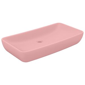 vidaXL Wastafel rechthoekig 71x38 cm keramiek matroze