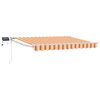 vidaXL Handbediende luifel met LED's Multikleur 3,5 x 2 m