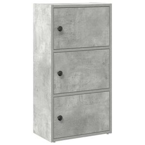 vidaXL Boekenkast 40x24x77 cm bewerkt hout betongrijs