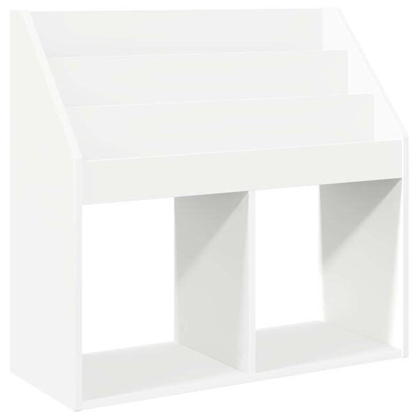 vidaXL Kinderen Boekenkast Wit 72,5 x 29,5 x 69 cm Bewerkt hout