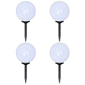 vidaXL Tuinpadlampen 4 st met grondpin LED 30 cm