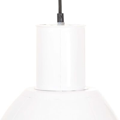 vidaXL Hanglamp rond 25 W E27 28,5 cm wit