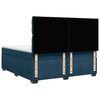 vidaXL Boxspring met matras fluweel blauw 200x200 cm