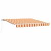 vidaXL Uitschuifbare luifel Geel en Oranje 350 x 250 x 165 cm