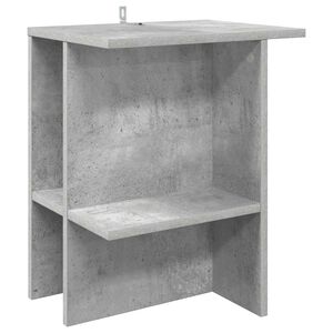 vidaXL Salontafel Betongrijs 40 x 30 x 49 cm Bewerkt hout