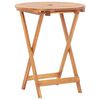 vidaXL 3-delige Bistroset stof en massief hout beige