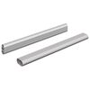 vidaXL Kaststaaf 2 pcs Zilver 264 x 15 x 29 mm Aluminium Legering