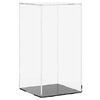 vidaXL Displaybox transparant 20x20x38 cm acryl