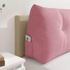vidaXL Rugkussen Roze 160 x 24 x 50 cm Fluweel