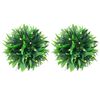 vidaXL Kunstbuxusballen met LED-verlichting 2 st 30 cm groen