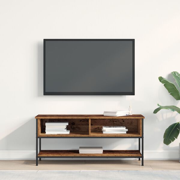 vidaXL Tv-meubelset Oud Hout 100 x 35 x 45 cm Bewerkt hout