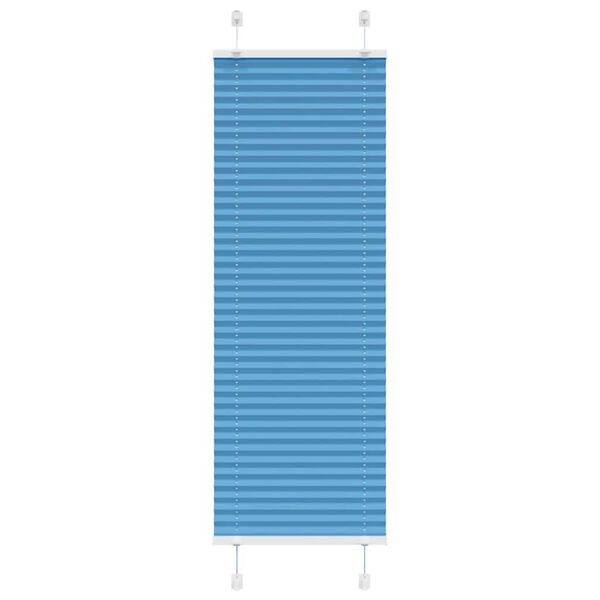 vidaXL Pliss&eacute; rolgordijn 50x100 cm stofbreedte 49,4 cm polyester blauw