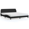 vidaXL Bedframe "Dover" kunstleer zwart 183x213 cm