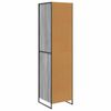 vidaXL Warderobe 2 pcs Grijs Sonoma 50 x 50 x 200 cm Bewerkt hout