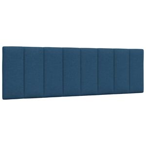 vidaXL Hoofdbordkussen "Hanko" 160 cm stof blauw