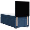vidaXL Boxspring met matras stof blauw 100x200 cm
