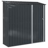 vidaXL Tuinhuisjes Antraciet 203,5 x 73 x 200 cm Metaal