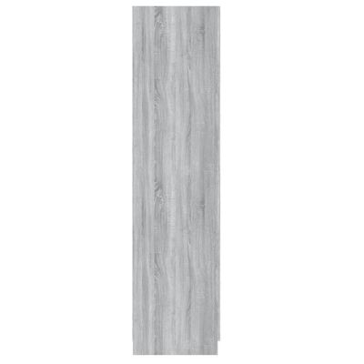 vidaXL Kledingkast 90x52x200 cm bewerkt hout grijs sonoma eikenkleurig