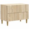 vidaXL Nachtkastje Sonoma Eiken 62 x 34,5 x 48 cm Bewerkt hout