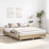 vidaXL Bedframe zonder matras 150x200cm spaanplaat sonoma eikenkleurig
