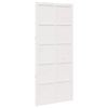 vidaXL Schuifdeur 90 x 2,5 x 208 cm Massief grenenhout Wit