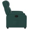 vidaXL Relaxfauteuil donkergroene stof