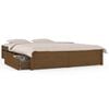 vidaXL Bedframe met lades honingbruin 160x200 cm