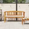 vidaXL Rozenbank Natuurlijk 157 x 46 x 82,5 cm Massief Acaciahout