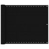 vidaXL Balkonscherm 75x300 cm HDPE zwart