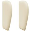 vidaXL Hoofdbord oor Cr&egrave;me PVC