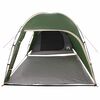 vidaXL Huisje Tent met dak met opslag Groen 370 x 230 x 185 cm taft