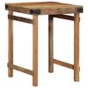 vidaXL Eettafel Bruin 60 x 55 x 76 cm massief gerecycled hout