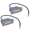 vidaXL Trapinbouwspot 2 st LED 44x111x56 mm