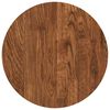 vidaXL Tafelblad Licht Bruin &Oslash; 30 x 4 cm Massief Eikenhout