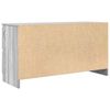 vidaXL Tv-meubel 100x35x54 cm bewerkt hout grijs sonoma eikenkleurig
