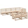 vidaXL 8-delige Loungeset massief grenenhout