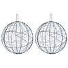 vidaXL Kerst Finial Licht 2 st 1900 LED's Koel wit &Oslash; 60 x 63 cm