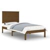 vidaXL Bedframe massief grenenhout honingbruin 100x200 cm