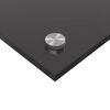 vidaXL Keuken Achterwand 2 pcs Donkergrijs 110 x 40 cm gehard glas