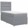 vidaXL Boxspringbed met matras Lichtgrijs 80 x 200 cm Stof